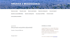 Desktop Screenshot of medziugorje.oredzia.net