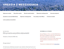 Tablet Screenshot of medziugorje.oredzia.net